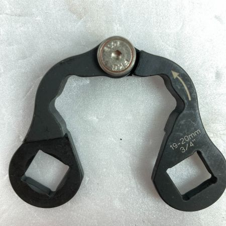  HASCO バタフライレンチ 12.7sq 4個セット ケース付 ※インパクトレンチの使用厳禁 H-000525 ブラック