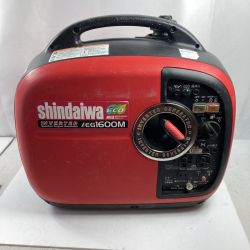 ＊＊ shindaiwa 新ダイワ 4サイクル ガソリンエンジン 4.2L インバータ発電機 iEG1600 レッド×ブラック Cランク