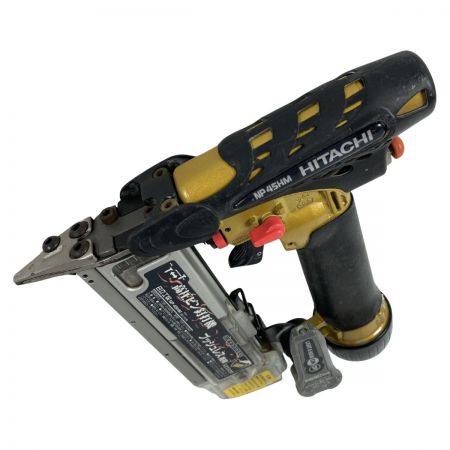 HITACHI 日立 15~45mm 高圧ピン釘打機 本体のみ NP45HM ブラック×ゴールド