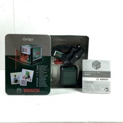 ＊＊ BOSCH ボッシュ レーザー墨出し器 BOSCH Quigo2 グリーン 程度C ケース付 クロスレーザー Quigo2 グリーン Cランク