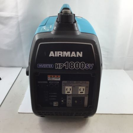  AIRMAN ガソリンエンジン インバーター発電機 3.6L HP1800SV ブルー