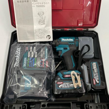  MAKITA マキタ インパクトドライバ TD002GRDX ブルー 未使用品 付属品完備