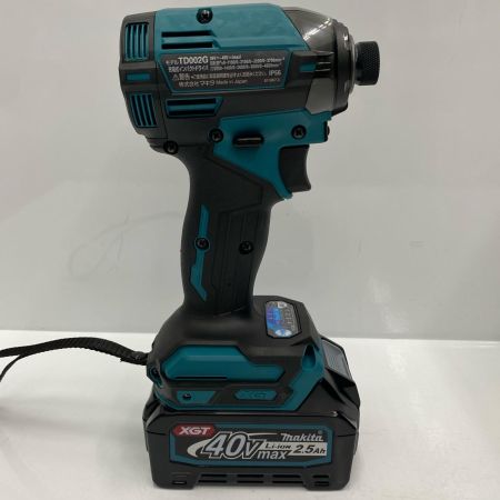 MAKITA マキタ インパクトドライバ TD002GRDX ブルー 未使用品 付属品完備
