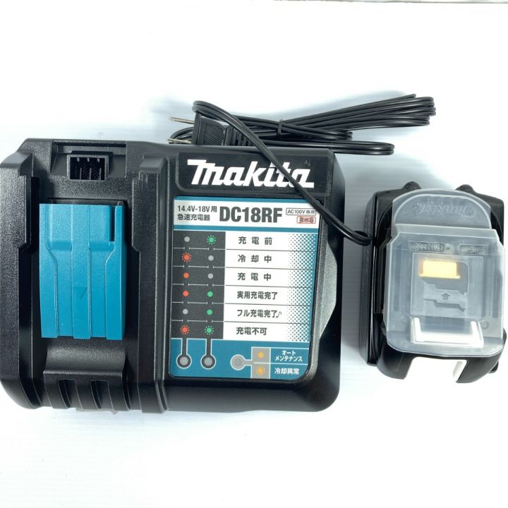 MAKITA マキタ 急速充電器DC18RF & バッテリBL1860Bx1個 セット PSEマークあり BL1860B  ブルー｜中古｜なんでもリサイクルビッグバン