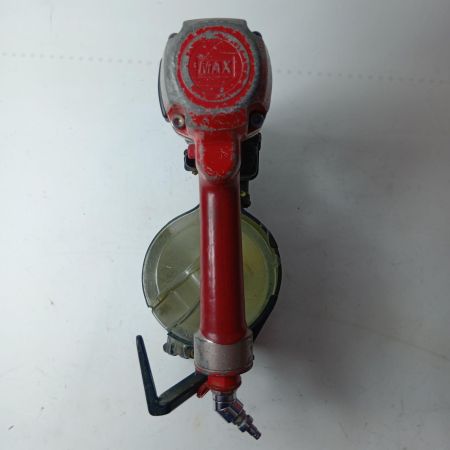 MAX マックス エア釘打ち 高圧 65mm HN-65N1 レッド ケース付