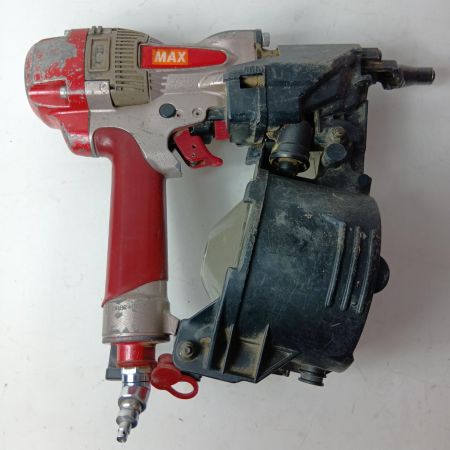 MAX マックス エア釘打ち 高圧 65mm HN-65N1 レッド ケース付