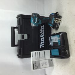 ＊＊ MAKITA マキタ インパクトドライバ 電動工具 充電器・充電池1個・ケース付 コードレス式 TD173DRGX ブルー Sランク