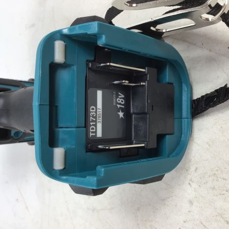  MAKITA マキタ インパクトドライバ 電動工具 充電器・充電池1個・ケース付 コードレス式 TD173DRGX ブルー