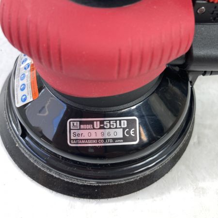 埼玉精機株式会社 ダブルアクションサンダー 常圧 Φ123mm 箱付  U-55LD ブラック