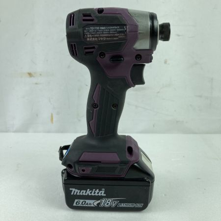  MAKITA マキタ パープル コードレス式 18v インパクトドライバ TD173D パープル