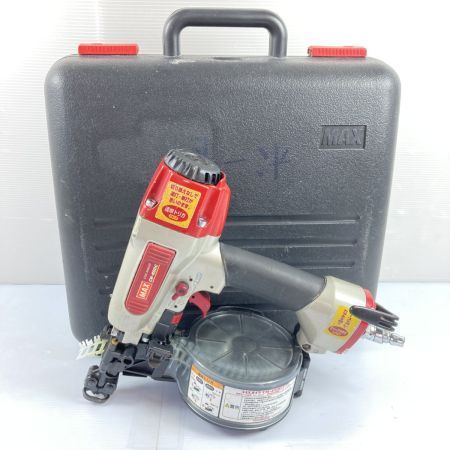  MAX マックス 32~50mm 常圧コイルネイラ ケース付 CN-450G(FP) レッド