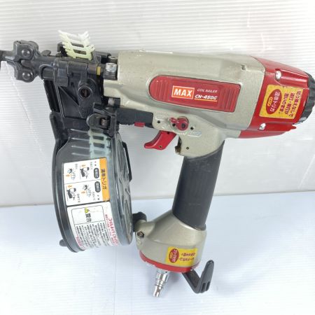 MAX マックス 32~50mm 常圧コイルネイラ ケース付 CN-450G(FP) レッド