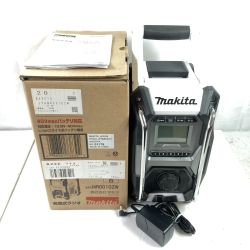 ＊＊ MAKITA マキタ 10.8V~40Vmax 充電式ラジオ ACアダプタ付 ※バッテリ・充電器なし MR001GZW ホワイト Aランク