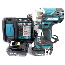 ＊＊ MAKITA マキタ 18V 充電式インパクトレンチ (バッテリ2個・充電器・ケース付)  TW300D ブルー Bランク