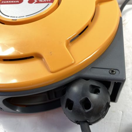  HATAYA ハタヤ 自動巻コードリール コードマック 4口コンセント型 単相100V 10m CDS-101Q オレンジ