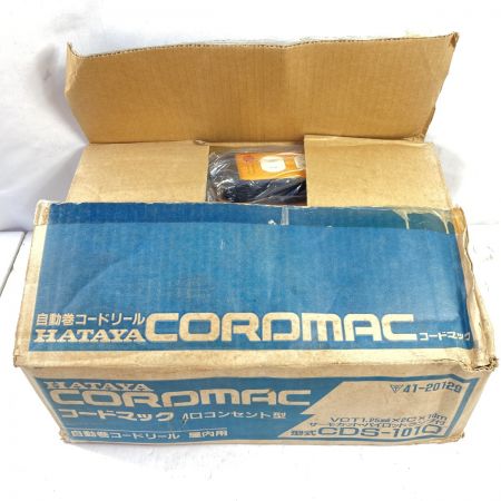  HATAYA ハタヤ 自動巻コードリール コードマック 4口コンセント型 単相100V 10m CDS-101Q オレンジ