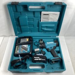 ＊＊ MAKITA マキタ 18V 充電式ヒートガン (バッテリ１個・充電器・ケース付）※平面ノズル欠品 HG181D ブルー Bランク