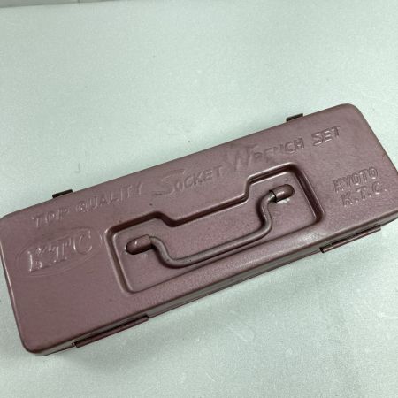  KTC ケーティーシー ソケットレンチセット 12.7sq 17点 ケース付 B313 シルバー