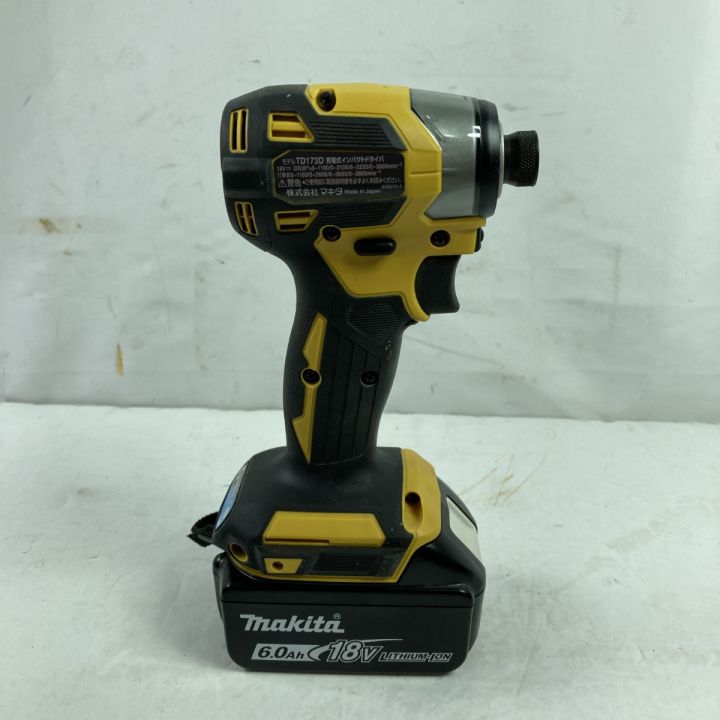 MAKITA マキタ インパクトドライバ 付属品完備 コードレス式 フレッシュイエロー 18v TD173DGXFY フレッシュイエロー ｜中古｜なんでもリサイクルビッグバン