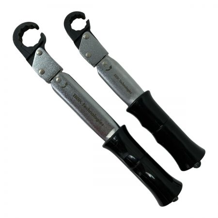  BBKテクノロジーズ ラチェットトルクレンチ 2本セット (1/4 3/8) ケース付 ブラック×シルバー