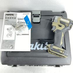 ＊＊ MAKITA マキタ 18V 充電式インパクトドライバ ケース付 （セットばらし品）※バッテリ・充電器なし (7) TD173D オリーブ Sランク