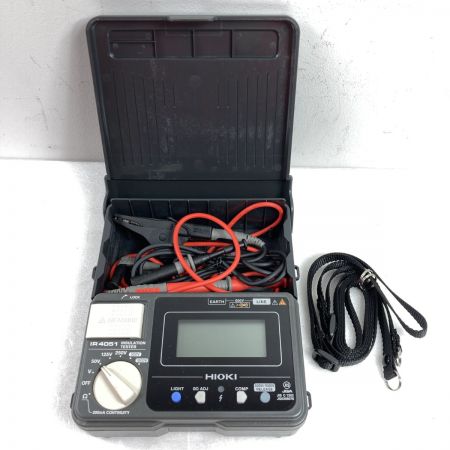  HIOKI テスター IR4051-10 ブラック