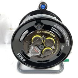 ＊＊ HATAYA 侍BLACK 漏電遮断付コードリール 電工ドラム 30m  SBE-30KCB3 ブラック Aランク