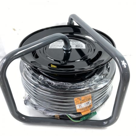  HATAYA 侍BLACK 漏電遮断付コードリール 電工ドラム 30m  SBE-30KCB3 ブラック