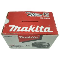 ＊＊ MAKITA マキタ 40Vmax/4.0Ah リチュウムイオンバッテリ ※PSEマークあり BL4040 ブラック Sランク