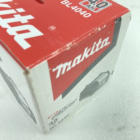  MAKITA マキタ 40Vmax/4.0Ah リチュウムイオンバッテリ ※PSEマークあり BL4040 ブラック