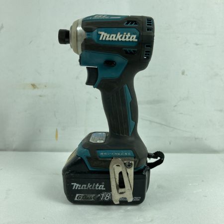  MAKITA マキタ 18V 充電式インパクトドライバ (バッテリ2個・充電器・ケース付） TD171 ブルー