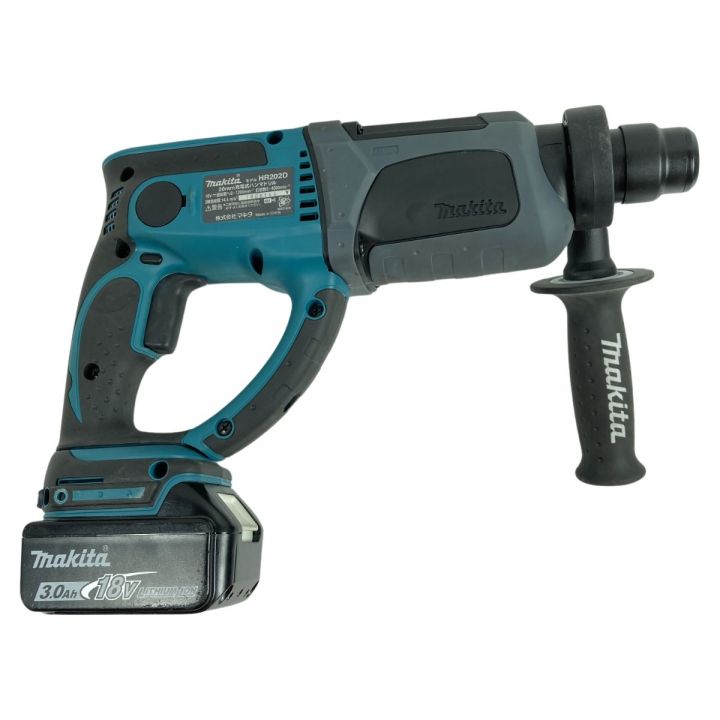 MAKITA マキタ 18V 20mm SDSプラス 充電式ハンマドリル バッテリ1個・充電器・ケース付 HR202D ブルー｜中古 ｜なんでもリサイクルビッグバン