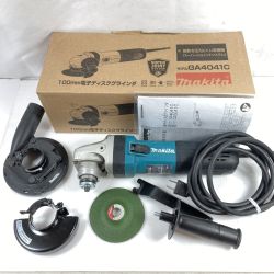 ＊＊ MAKITA マキタ 100mm コード式電子ディスクグラインダ 集じんカバー付 GA4041C ブルー Cランク