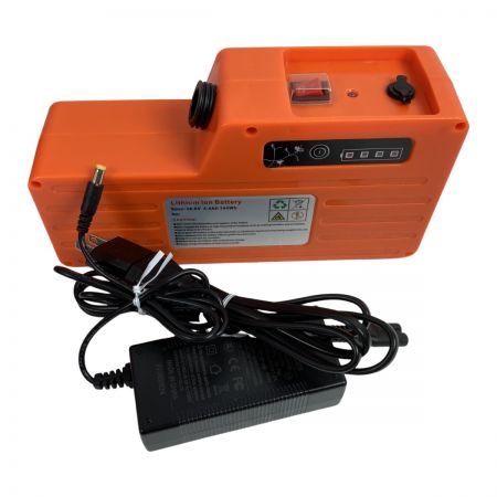  藤原電動 36V 電動電動剪定はさみ バッテリ・ケース付 レッド