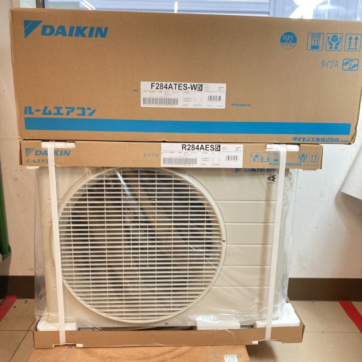 DAIKIN ダイキン 壁掛けルームエアコン Eシリーズ F284ATES-W 室外機（R284AES5) 付属 おもに10畳用  F284ATES-W+R284AES ホワイト｜中古｜なんでもリサイクルビッグバン