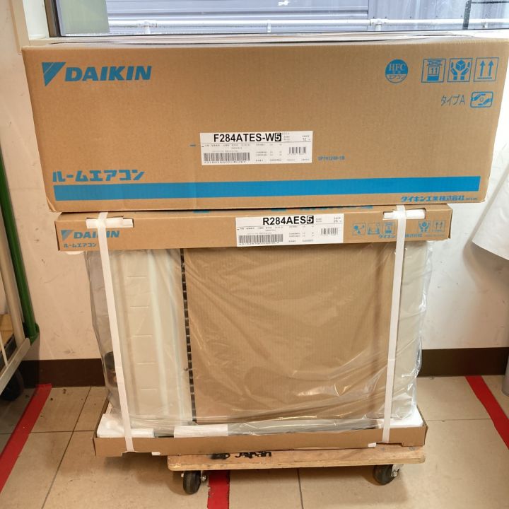 DAIKIN ダイキン 壁掛けルームエアコン Eシリーズ F284ATES-W 室外機（R284AES5) 付属 おもに10畳用 F284ATES-W+R284AES  ホワイト｜中古｜なんでもリサイクルビッグバン