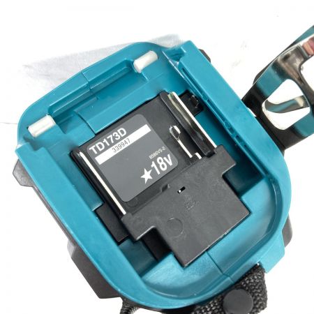  MAKITA マキタ 18V 充電式インパクトドライバ ケース付 （セットばらし品）※バッテリ・充電器なし (3) TD173D ブルー