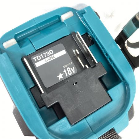  MAKITA マキタ 18V 充電式インパクトドライバ ケース付 （セットばらし品）※バッテリ・充電器なし (1) TD173D ブルー