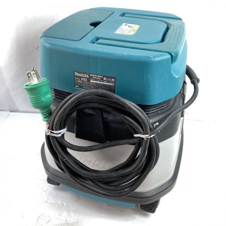  MAKITA マキタ 乾湿両用集じん機 ホースセット付属 483 ブルー