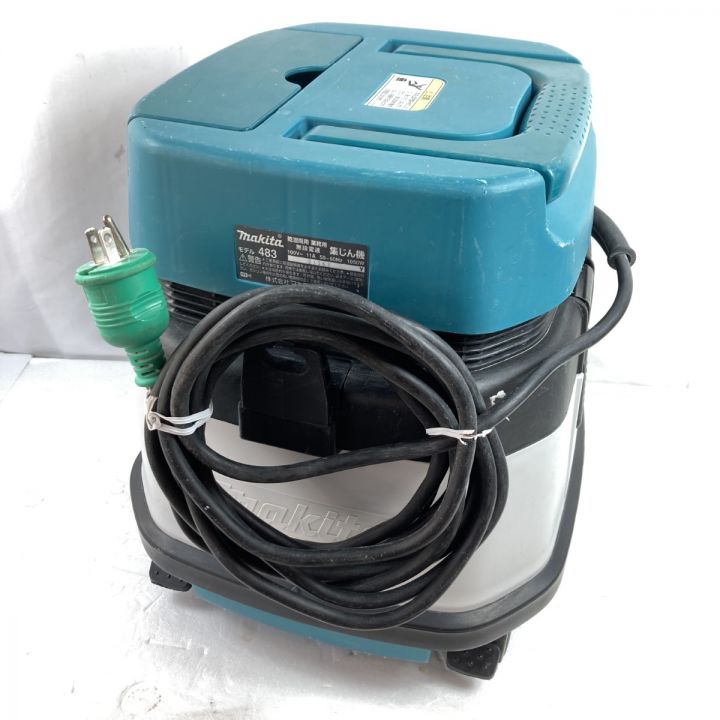 MAKITA マキタ 乾湿両用集じん機 ホースセット付属 483 ブルー｜中古 