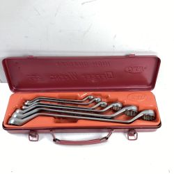 ＊＊ KTC ケーティーシー メガネレンチセット 6本組 ケース付 シルバー Bランク