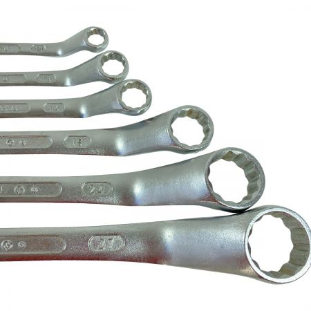  KTC ケーティーシー メガネレンチセット 6本組 ケース付 シルバー