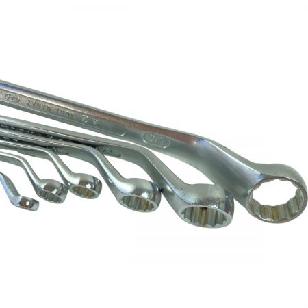  KTC ケーティーシー メガネレンチセット 6本組 ケース付 シルバー