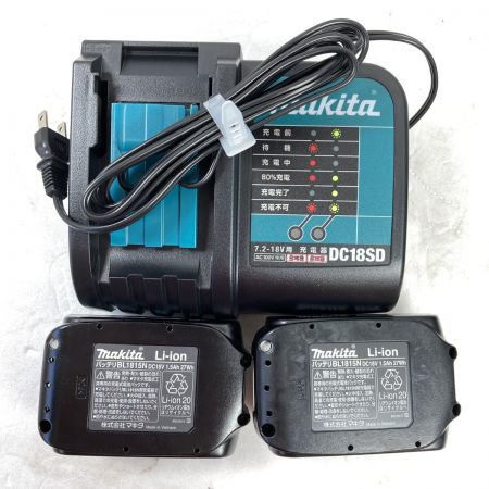  MAKITA マキタ 18V 充電式インパクトドライバ (バッテリ2個・充電器・ケース付） TD146DX ブルー