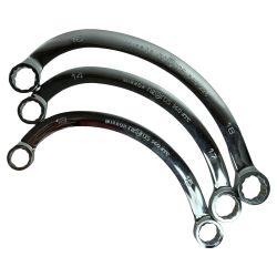 ＊＊ nepros KTC ハーフムーンレンチ NMH1417/NMH1315/NMH1618 3本セット Aランク