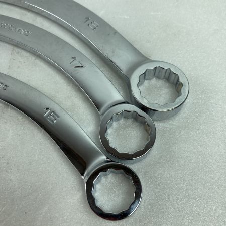  nepros KTC ハーフムーンレンチ NMH1417/NMH1315/NMH1618 3本セット