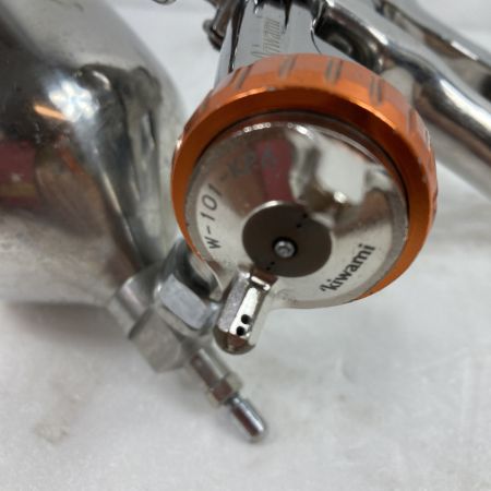  Iwata ANEST IWATA重 力式スプレーガン カップ付 W-101 シルバー