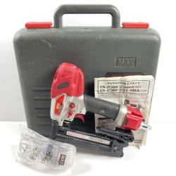 ＊＊ MAX マックス 19~38mm 常圧フロアタッカ エアネイラ ケース付 TA-238F2(D)/4MA レッド×シルバー Bランク