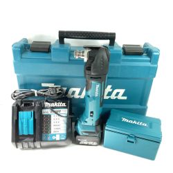 ＊＊ MAKITA マキタ 14.4V 充電式マルチツール (バッテリ1個・充電器・ケース・先端工具付属） TM41D ブルー Bランク