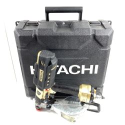 ＊＊ HITACHI 日立 32mm 高圧ねじ打ち機 (ケース付） WF4H3 ブラック×ゴールド Bランク